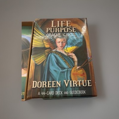 Life Purpose Oracle Cards Doreen Virtue 44 Card Deck & Guidebook New Age