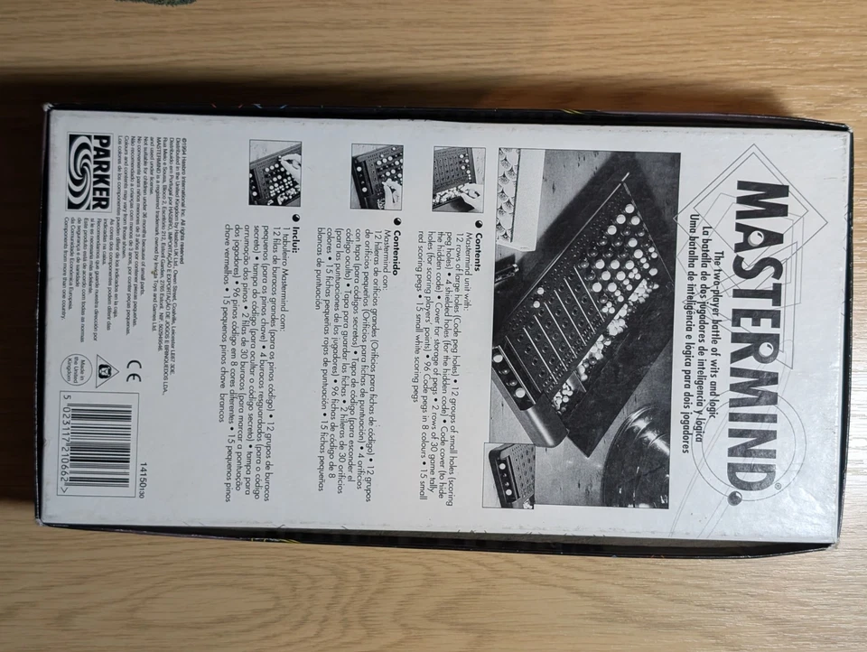 MASTERMIND Game By Parker Vintage Board Games 1994 Complete - Image 2 of 4