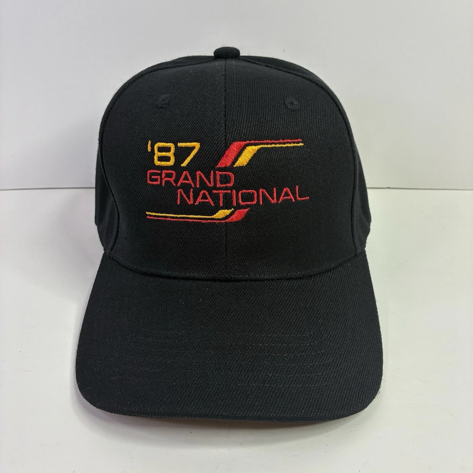 1987 Buick Grand National Hat 87 Black Baseball Cap Regal Turbo Embroidered