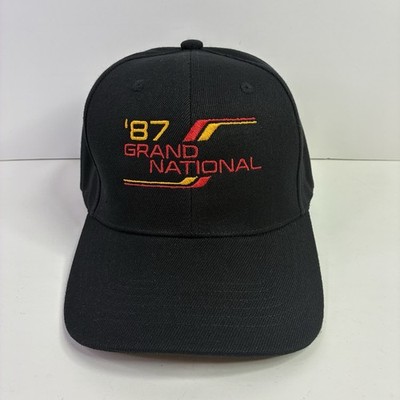 1987 Buick Grand National Hat 87 Black Baseball Cap Regal Turbo Embroidered