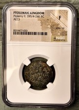 Ptolemy II AE23 NGC F 285/4-246 BC Eagle
