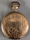Antique Waltham Essex Columbia Ladies Gold Filled Pocket Watch For Parts
