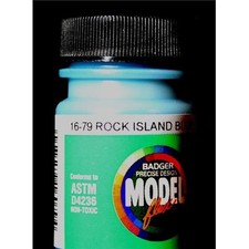 Badger Airbrush BAD1679 Rock Island Blue Acrylic Paint Bottle Rock Island Blue