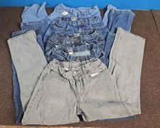 Lot of 5 Pair boys Jeans Youth Adjustable Size 12 Cat Jack