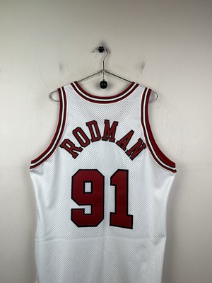 BULLS DENNIS RODMAN 91 タンクトップ 1995-96 CHAMPION CHICAGO BULLS #91 Dennis Rodman PRO CUT GAME