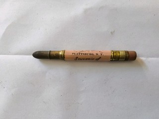 UNUSED Vintage Souvenir of PLATTSBURG New York Bullet Pencil