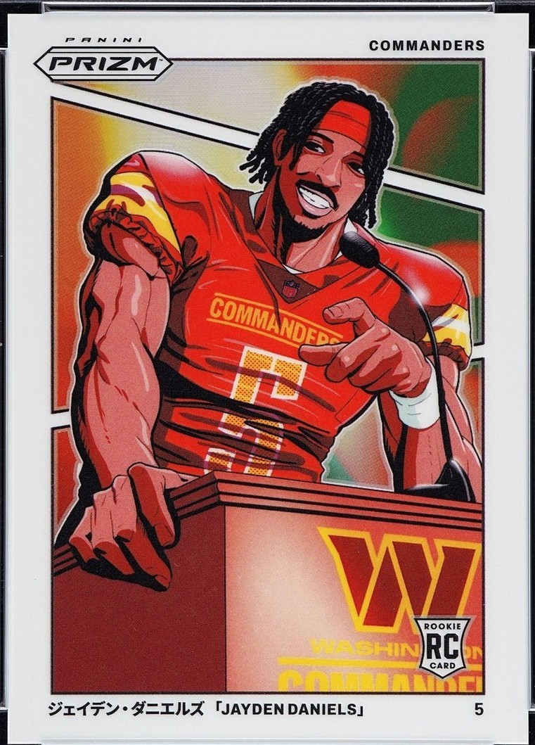 2024 Panini Prizm - Manga Vertical Jayden Daniels #M-4 (RC) for