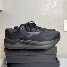 Brooks Ghost Max 2 1104314E020 Black Running Shoes Sneaker Men 15 Extra Wide 4E Size 15 - Brooks Ghost Max 2E Wide Black Ebony for sale  main image 3