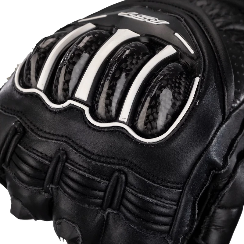 RST Tractech Evo 4 Short Leather Black white, photo 4 of 11