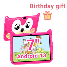 7 inch Android 13 Kid Tablet 8GB RAM 64GB ROM 6800mAh Dual Camera Time Limited