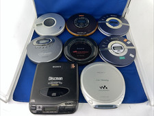 LOT 8 Sony Discman CD Walkman Players D-33 D-NE320 D-EJ100 D-FJ61 Tested Working