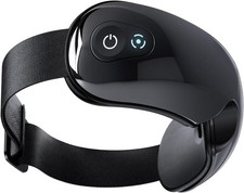 Eye Massager with Heat and Music,Eye Massager for Migraines,Sleep Eye Mask for R