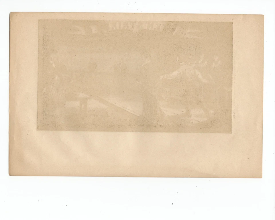 Etiqueta de caja de cigarros: Ten Strike; Geo S Harris, ca 1870s, mujer bolos, callejón interior Foto 2 de 2