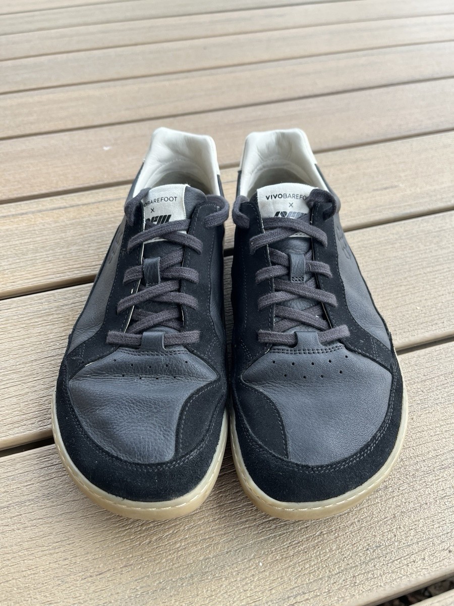 Vivobarefoot Gobi II Sneaker Premium Leather Mens - OBSIDIAN EU 43