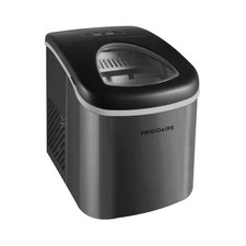 Frigidaire 26 lb Portable Countertop Ice Maker, Black Stainless Steel