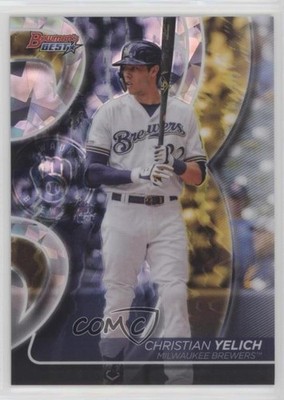 2020 Bowman's Best Atomic Refractor Christian Yelich #9 07qr
