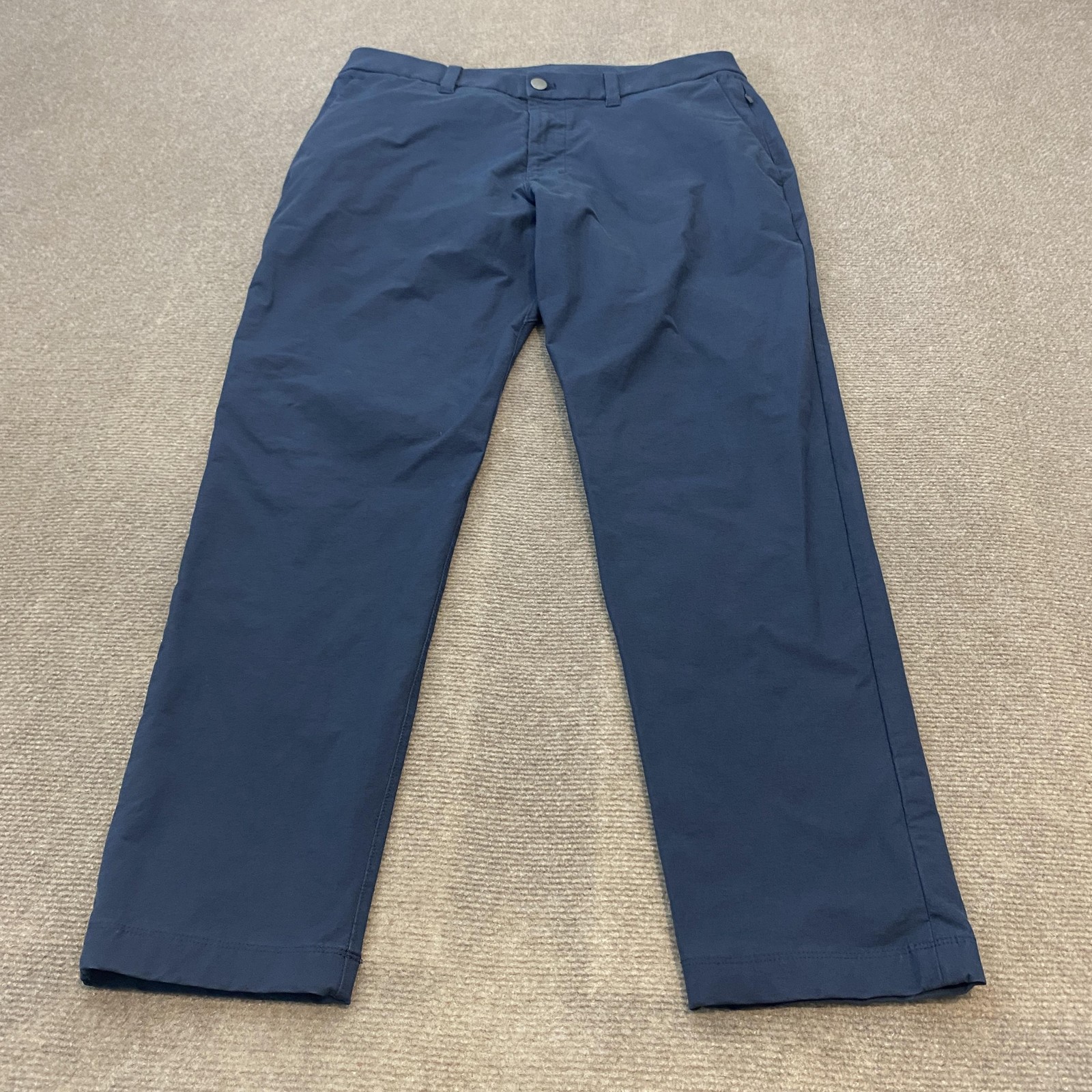 Lululemon Pants Mens 32 Navy Blue Performance Chino Golf Casual Stretch Athletic