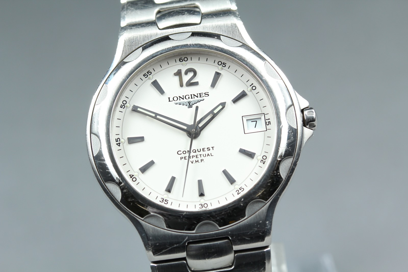 [Exc+5] Longines Conquest V.H.P. Perpetual L1.539.4 Quartz 37mm Men's Watch
