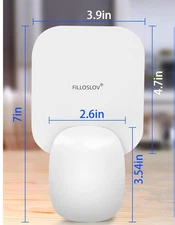 Flying Insect Trap, Insect Catcher, Indoor Fly Trap 2 Pack - White (l)