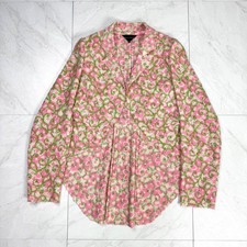 COMME des GARCONS 2003SS Runway Crochet Knit Swallowtail Jacket Floral M