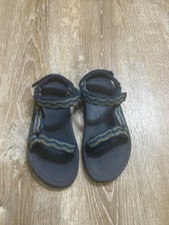 TEVA Sandals Youth Boys 2 Hurricane Blue Yellow Sport Water Outdoor Gently Used