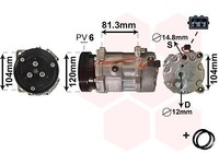 VAN Wezel Kompressor, Klimaanlage U.A. FüR Ford, Seat, VW