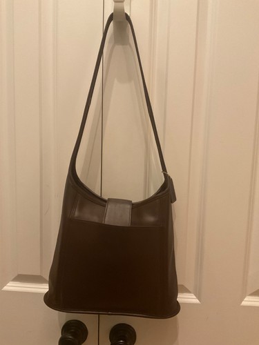 Vintage Coach Ergo Dark Brown Glove Tanned Leather Sh… - Gem
