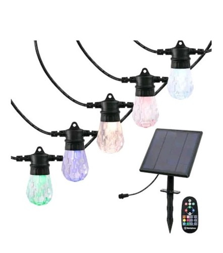 Lichterkette mit 15 Farbwechsel - Leuchten LED Edison Leuchtmittel - Bild 1 von 5