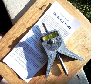 CURV-O-MARK Tool #6 CENTERING HEAD for a Contoured Workpiece