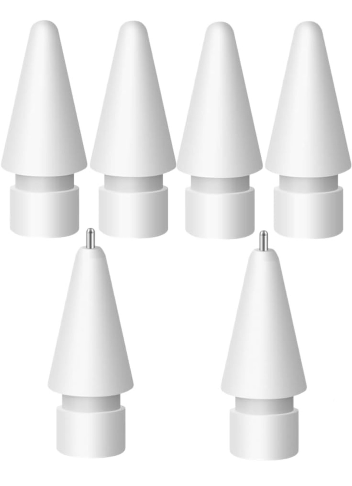Replacement Tips for Pencil 1st & 2nd Gen iPad Pro Stylus Nibs (6 Pack) NEW 