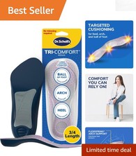 All-Day Comfort Insoles for Women, Size 6-11, 3/4 Length, Comfort Boost