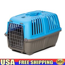 Portable Hard Pet Carrier Small Animals Travel Vet Trips Easy Assembly New