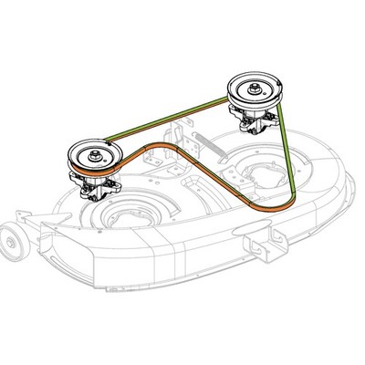 Keilriemen für Mähwerk passend für MTD I 754-04062