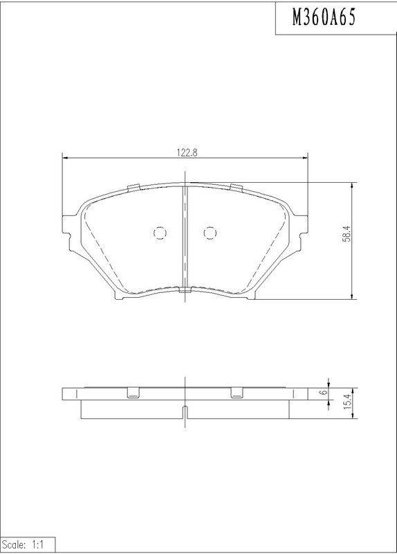 Plaquettes de frein avant pour Mazda NCY33323Z et NF7Y-33-23Z