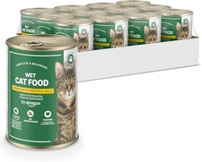 by Amazon Grain-Free Wet Cat Food - Can - Chicken Chunks 405 g (Pack of 12)  3.91 per kilo
