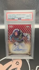 2025 topps chrome disney Chris evans auto mickey refractor /28