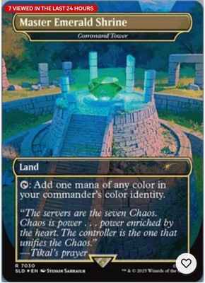 PRE-SALE - Master Emerald Shrine FOIL Secret Lair x Sonic BONUS CARD Magic MTG | eBay PRE-SALE - Master Emerald Shrine FOIL Secret Lair x Sonic BONUS CARD Magic MTG | eBay