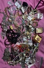 10lb  Costume Jewelry Lot Compact Carved Fetish Elgin Monet Gantos Lia Sophia