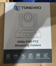 TONGVEO 5.8GHz Wireless Conference Room Webcam, 3X USB 1080P 60fp PTZ Camera