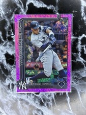 2025 Topps Update Series Aaron Judge Legends Unite Pink Sand Glitter