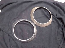 1941 Cadillac Headlight Bezels Trim Right Left Pair 5931510 Fleetwood Series 62