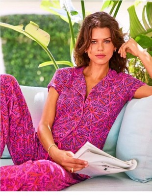 Lilly Pulitzer NWT Pajama Top & Knit Pants Star Searching Size XXL