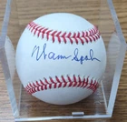 Rawlings Official National League Baseball Signed by HOF Pitcher Warren Spahn.
