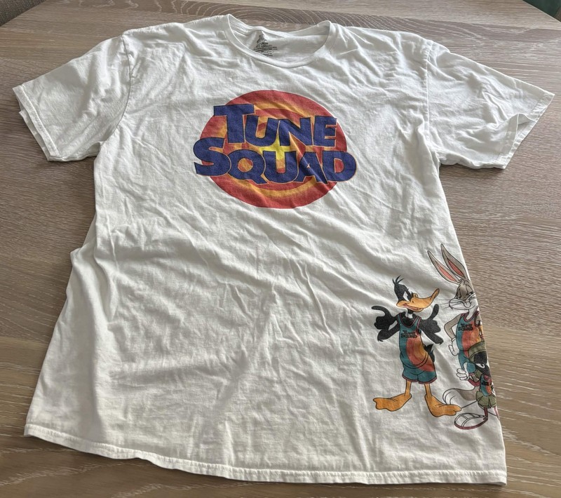 Looney Tunes Tune Squad White T-Shirt Extra Large (XL)