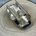 Art Deco Mid-Century MCM Lipstick Case Cameo Top Mirror Beautiful — photo 6