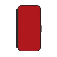 KlapphüLle FüR Apple Iphone 17E Farbe Rot Einfarbig