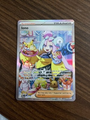 Pokemon Paldea Evolved Iono Alt Art 269/193 Near Mint
