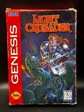 Light Crusader Sega Genesis Complete w/ Box + Manual Tested Working
