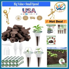125-Piece Hydroponic Pods Kit with Baskets, Domes, Labels, Tweezers for Indoo... 20.79 per gallon