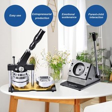 2x2" Square Fridge Magnet Maker Machine Photo Magnet Making KIT Button Maker